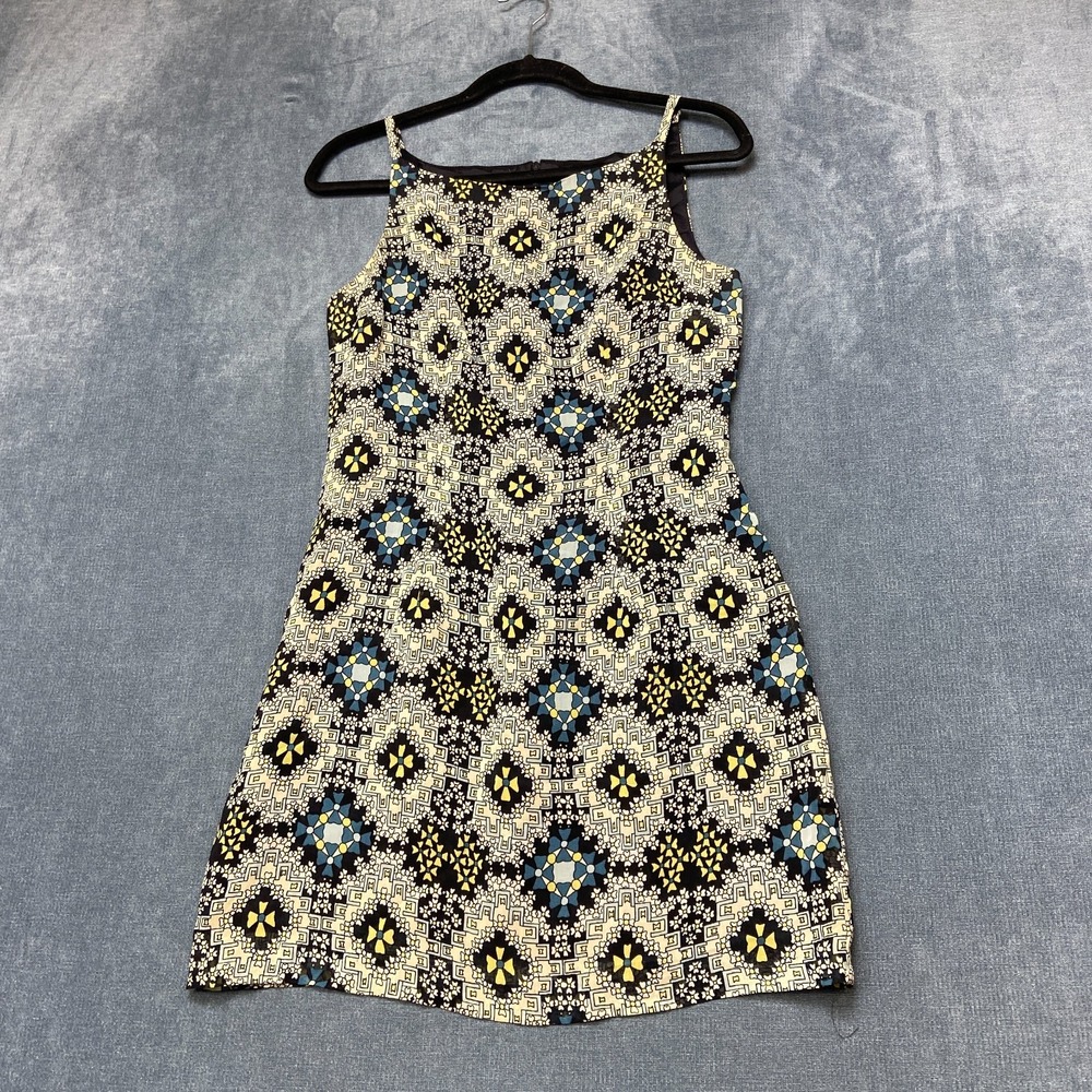 Rampage Mini Shift Dress Women 5 Multicolor Geometric Sleeveless Casual Pullover